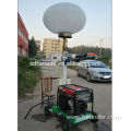 3kw gasoline generator balloon light tower for night construction